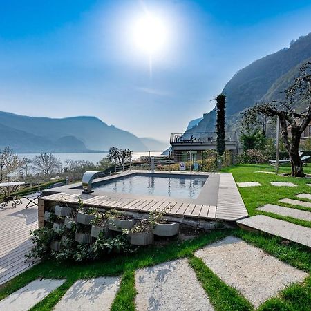 Villa Vittoria With Private Heated Pool & Shared Sauna - Bellagio Village Residence Oliveto Lario Buitenkant foto