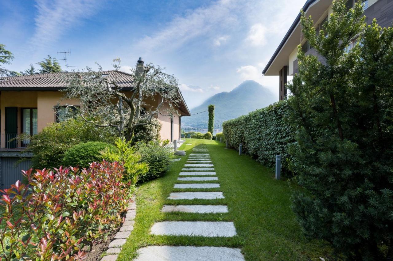 Villa Vittoria With Private Heated Pool & Shared Sauna - Bellagio Village Residence Oliveto Lario Buitenkant foto