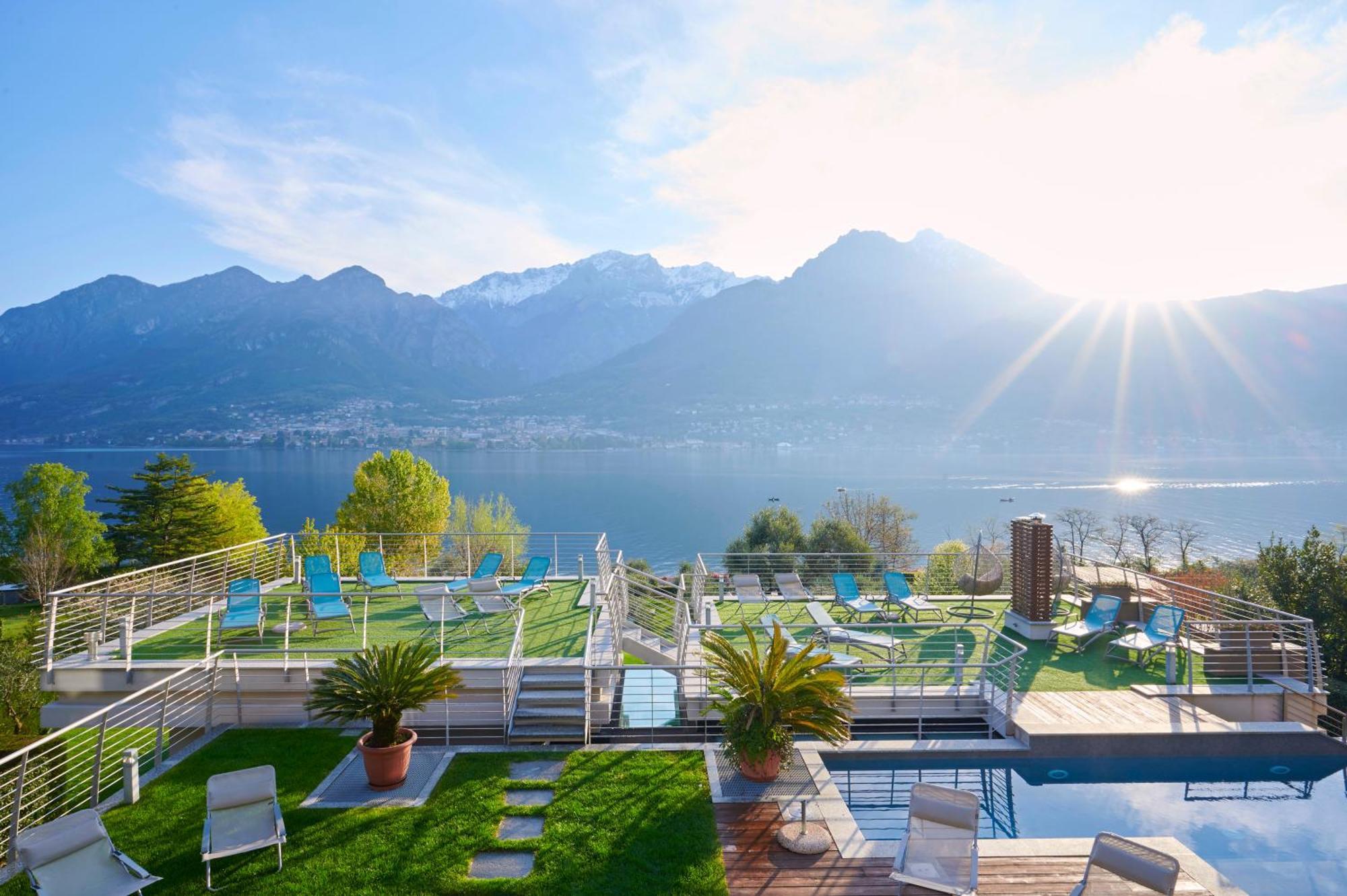 Villa Vittoria With Private Heated Pool & Shared Sauna - Bellagio Village Residence Oliveto Lario Buitenkant foto