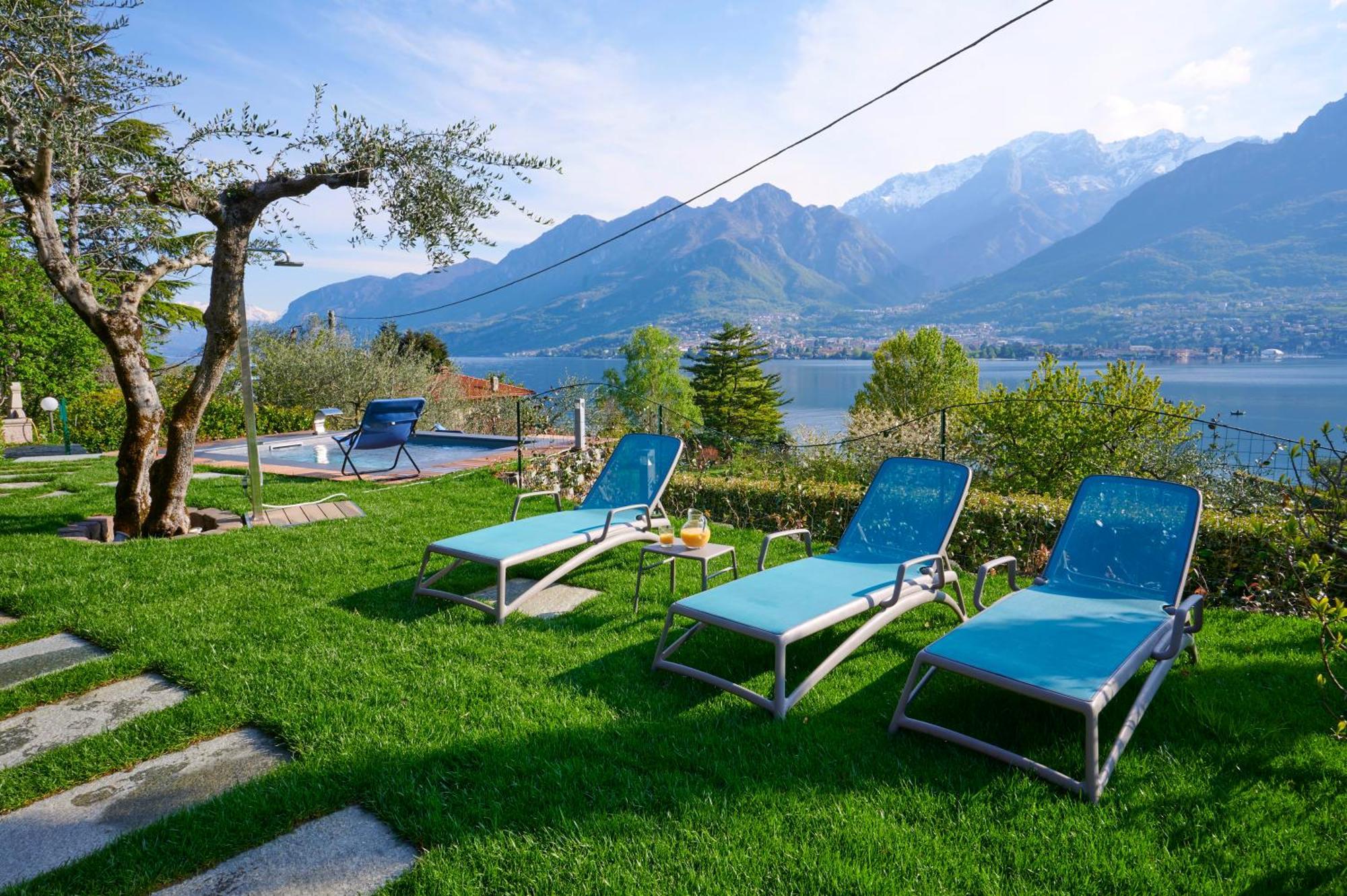 Villa Vittoria With Private Heated Pool & Shared Sauna - Bellagio Village Residence Oliveto Lario Buitenkant foto