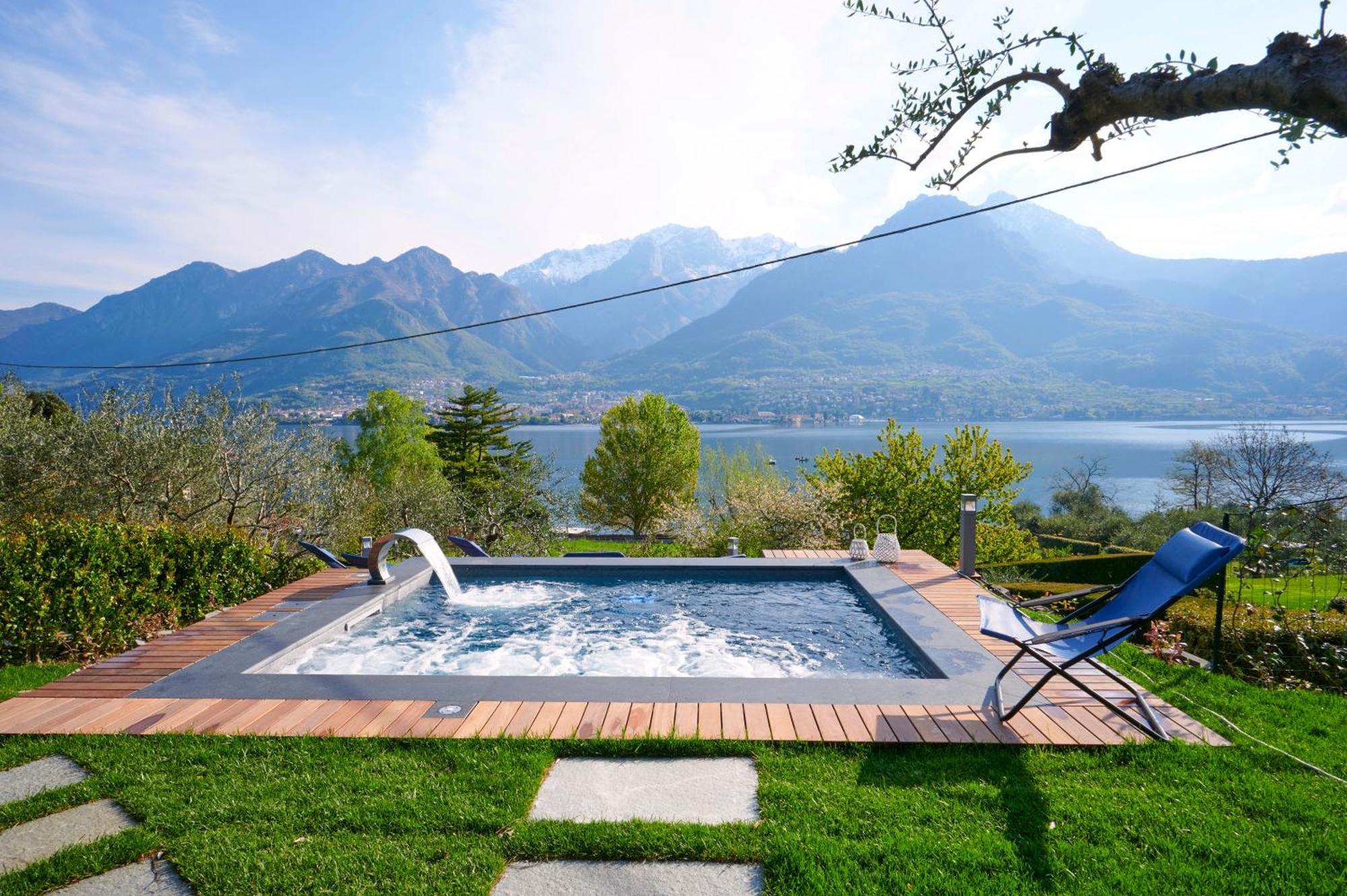 Villa Vittoria With Private Heated Pool & Shared Sauna - Bellagio Village Residence Oliveto Lario Buitenkant foto